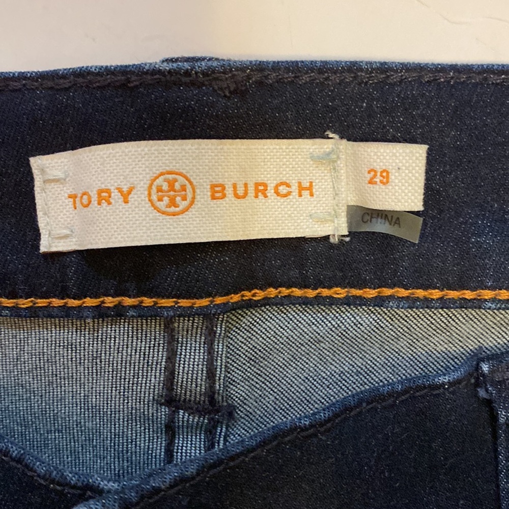 Tory Burch Leggings Dark Wash Jeans, 29 - Picture 7 of 12